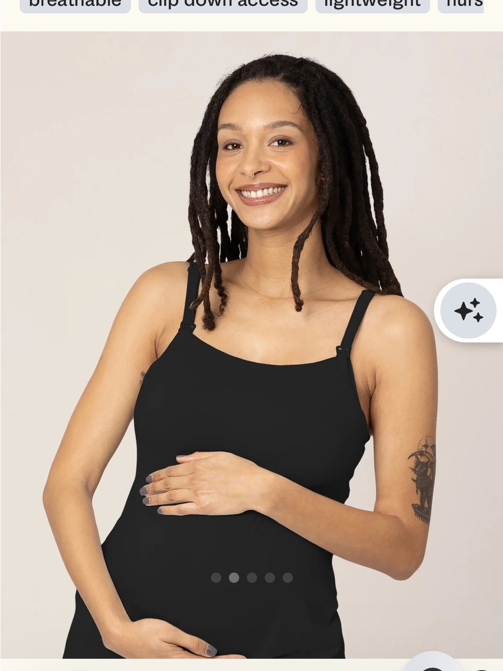 Kindred Bravely Bamboo Lounge Around Nursing Tank Top